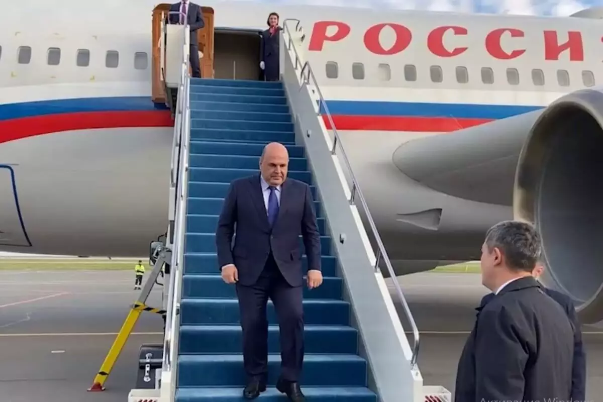 Премьер-министр РФ Михаил Мишустин прибыл в Казахстан
