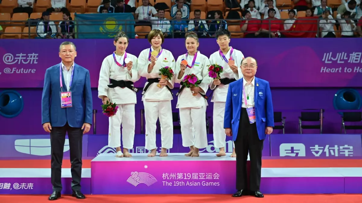 Казахстанская дзюдоистка завоевала медаль на Азиатских играх