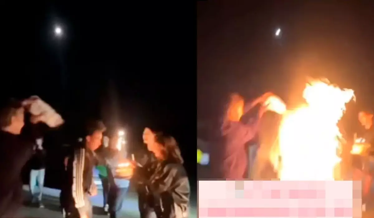 17-летнего именинника чуть не сожгли заживо: жуткое видео обсуждают актаусцы