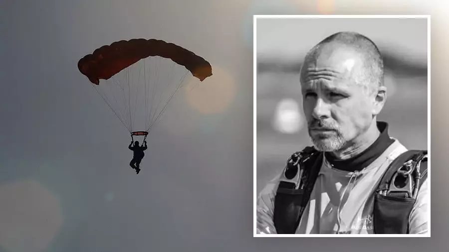 Один из лучших парашютистов России разбился в Чечне. Он приземлился на воду