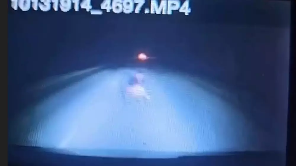 Сидел на дороге: смертельный наезд попал на видео в области Жетысу