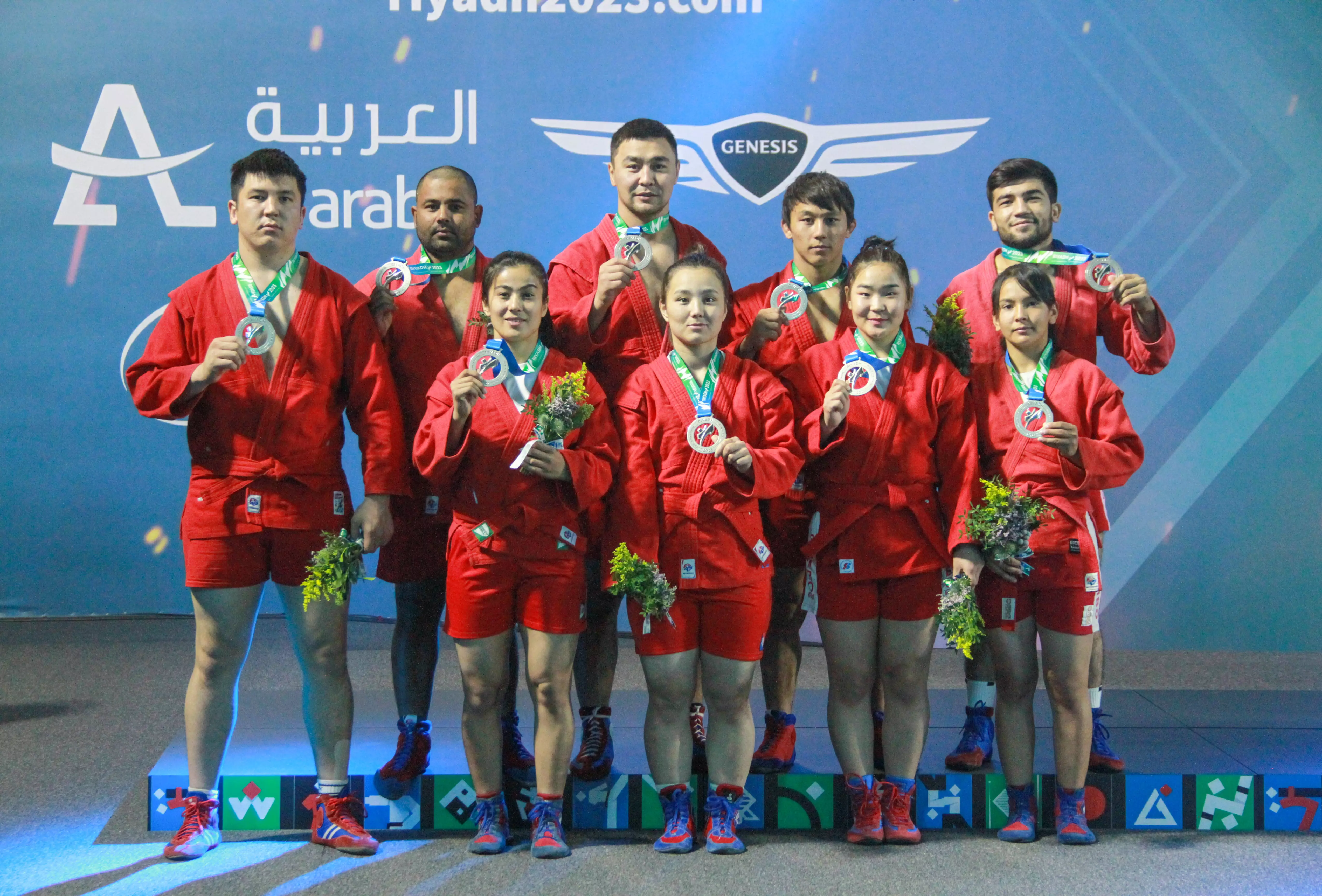 Дүниежүзілік жауынгерлік өнер ойындарында қазақстандық самбошылар 7 медаль алды
