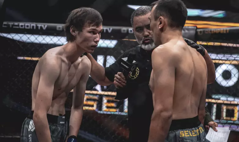 Казахстанский боец оформил досрочный финиш в дебютном бою в ММА
