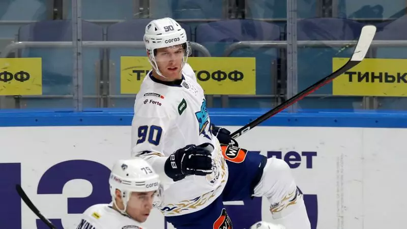 "Барыс" одержал вторую победу подряд на выездном матче КХЛ