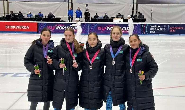 Сборная Казахстана по шорт-треку взяла «бронзу» на турнире в Нидерландах