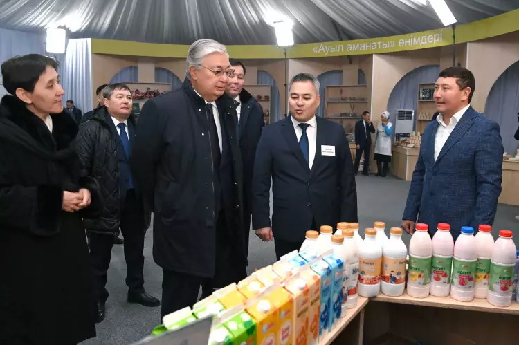 Глава государства ознакомился с реализацией программы «Ауыл аманаты» в Актюбинской области