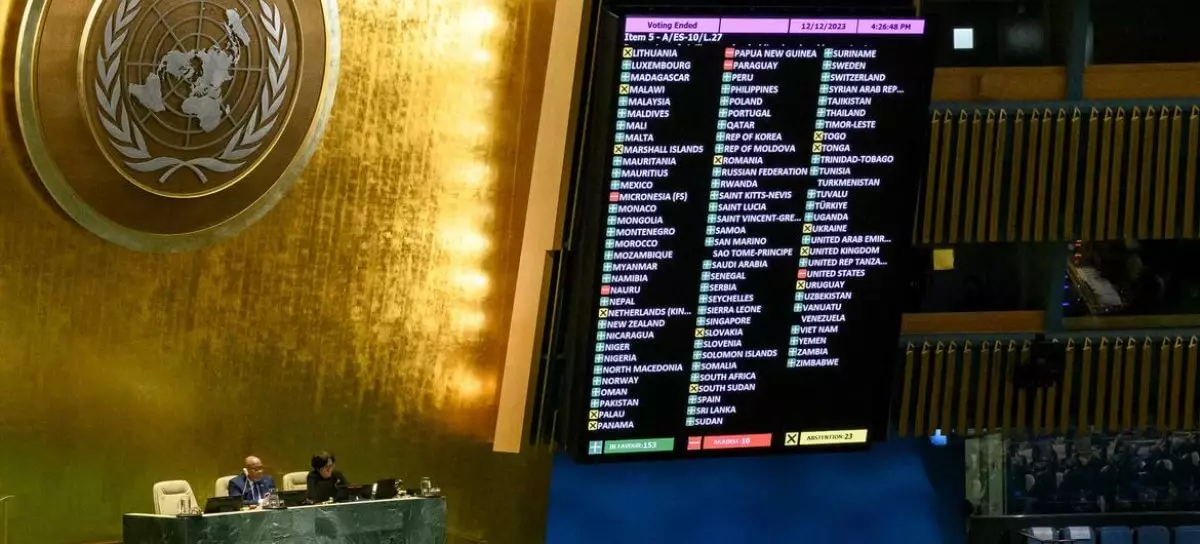 Прекращение огня в Газе: Казахстан поддержал резолюцию ООН