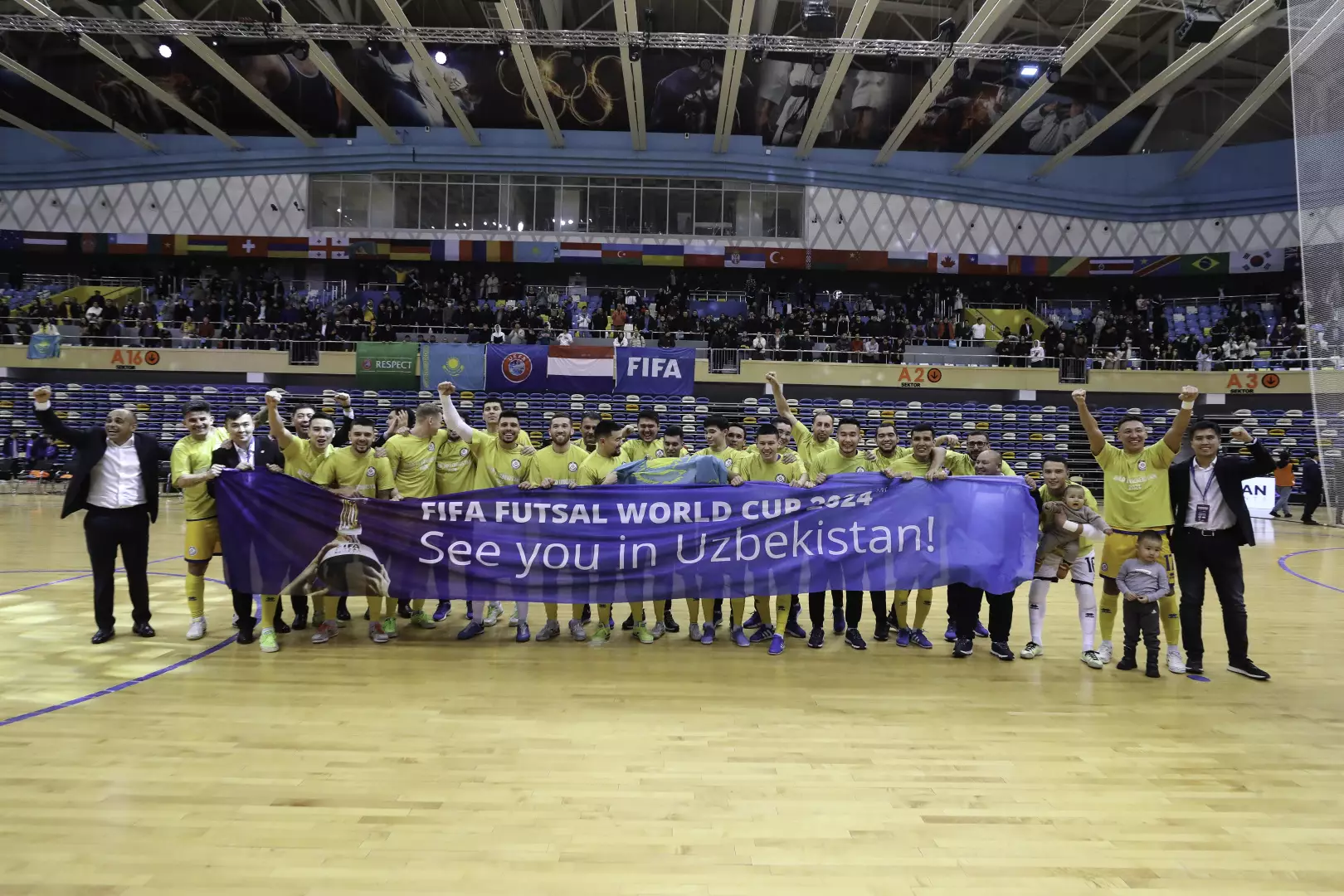 Казахстан завоевал путевку на чемпионат мира по футзалу