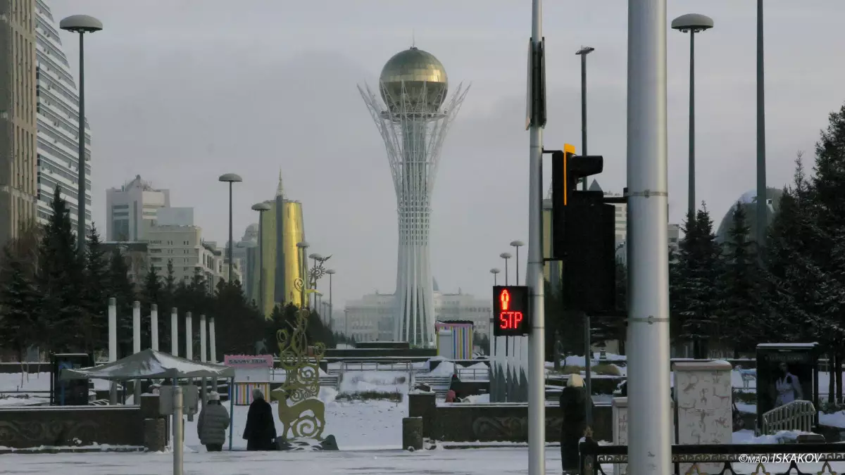 Астананың қысқы пейзажы астаналықтарды сүйсіндірді