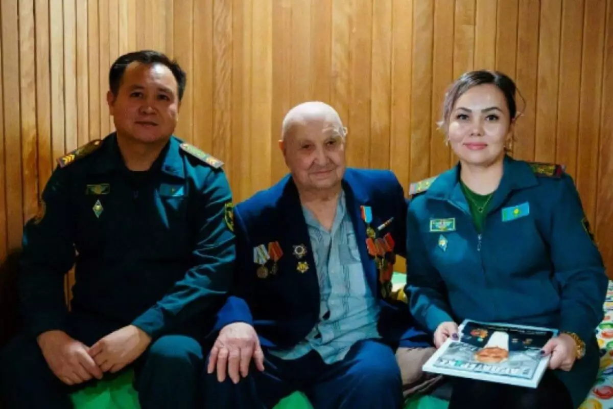 В Алматы 100-летний юбилей отметил участник второй мировой войны