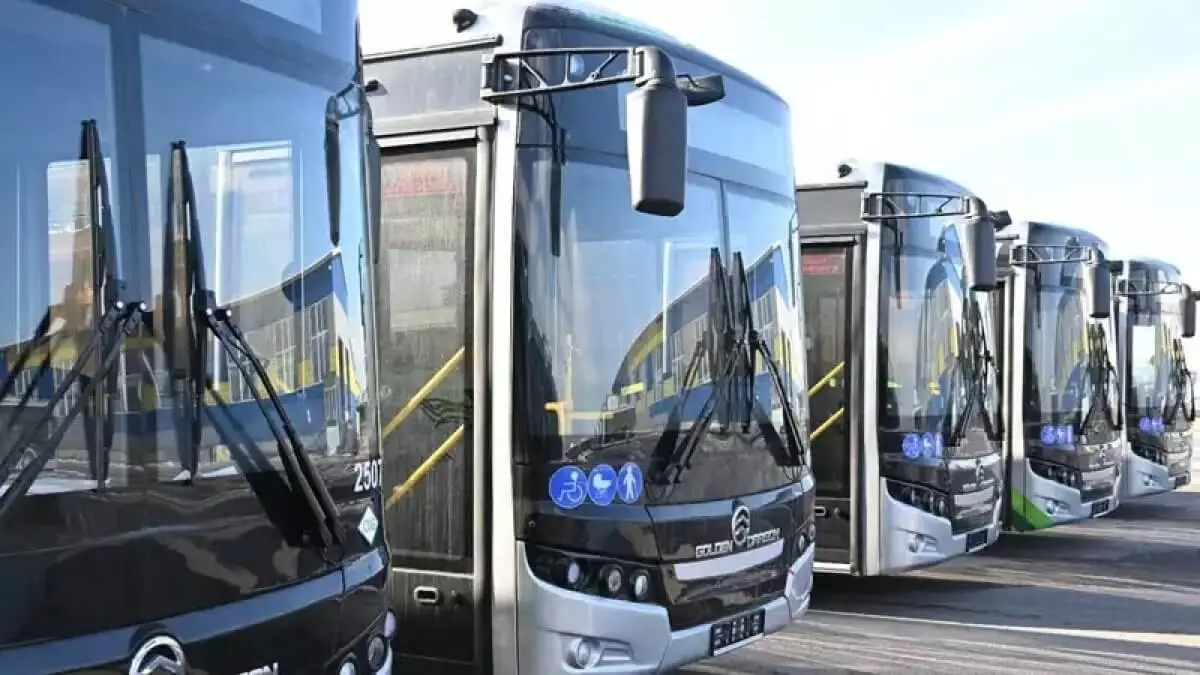 500 новых автобусов выйдут на загруженные маршруты в Алматы