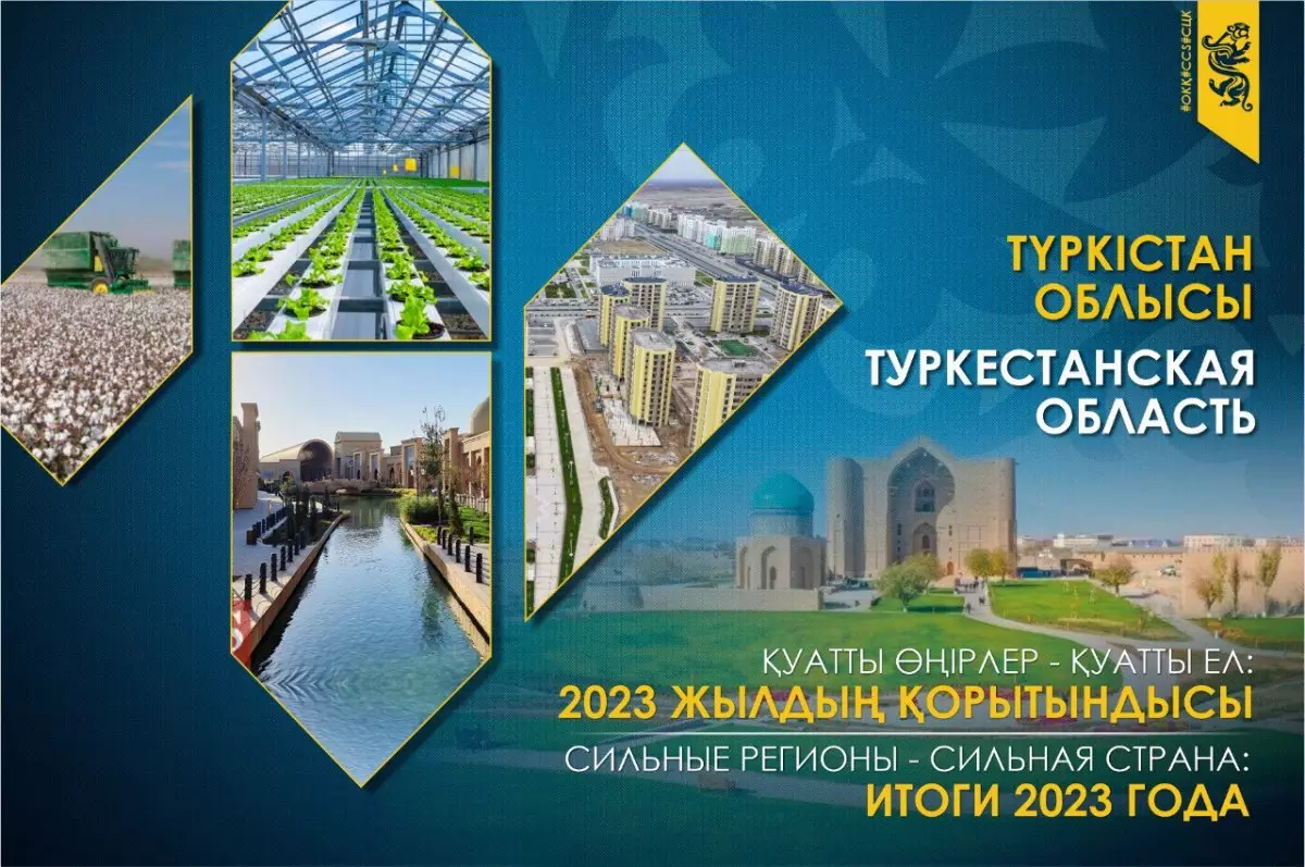 Сильные регионы – сильная страна: Туркестанская область в 2023 году. Высокий потенциал региона