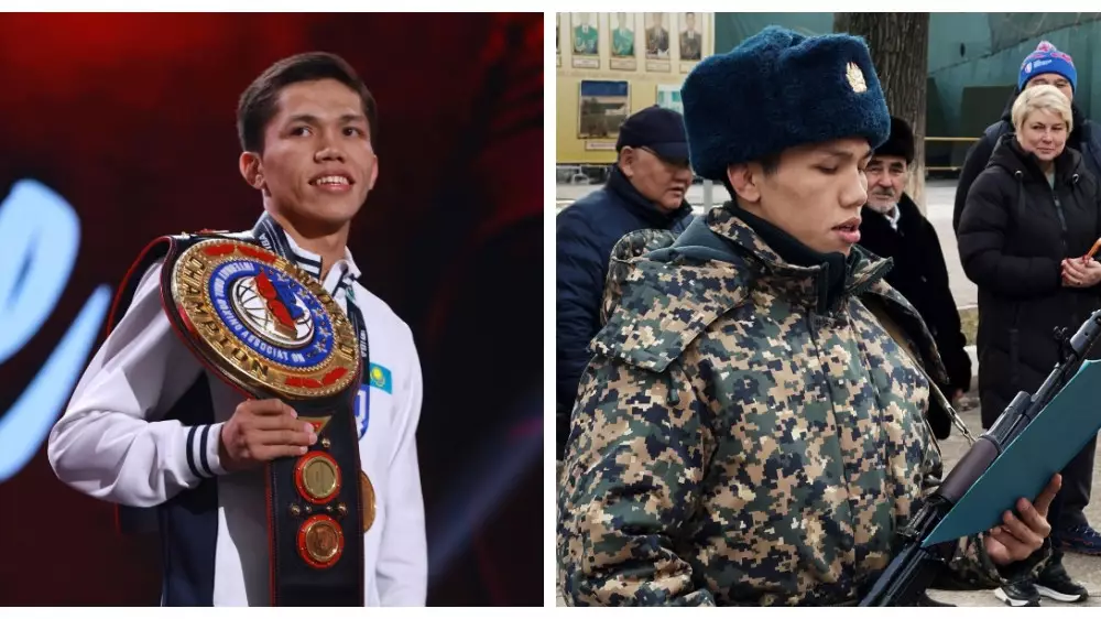 Чемпион мира по боксу ушел служить в армию Казахстана