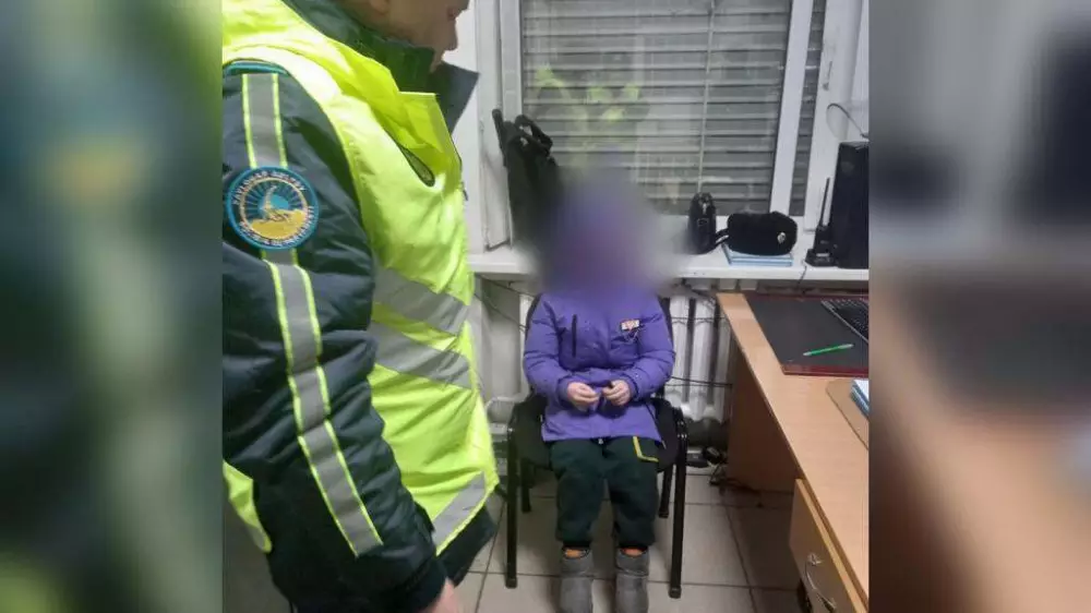 Ушедшую из дома восьмилетнюю девочку нашли на трассе по дороге в Павлодар