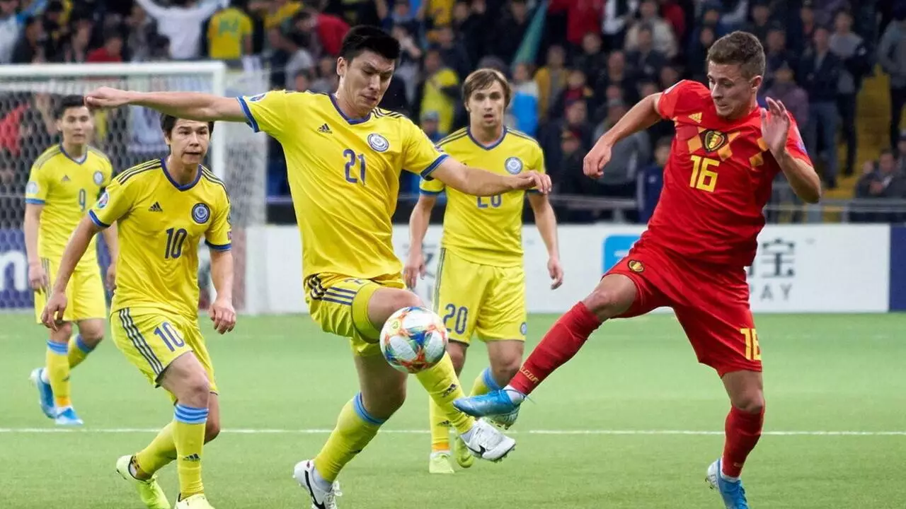 Где можно посмотреть отборочный матч ЧЕ-2024 по футболу между Казахстаном и Словенией