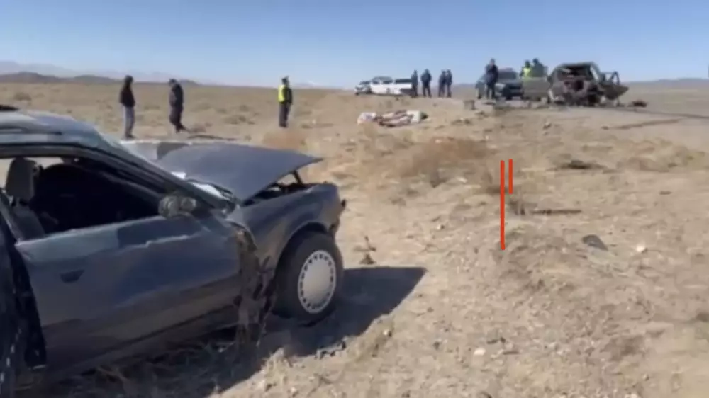 5 человек погибли после столкновения двух Audi лоб в лоб в Алматинской области