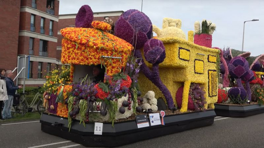 Цветочный фестиваль Bloemencorso в Нидерландах