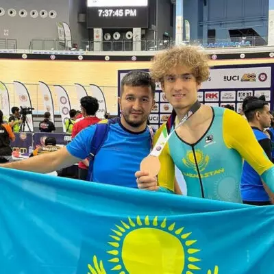 ЧА по велоспорту на треке: Вадим Белугин установил рекорд Казахстана