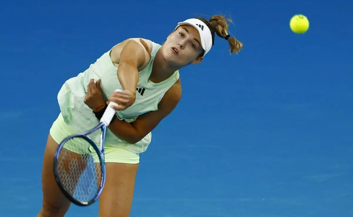 Калинская в трех сетах уступила Чжэн в 1/4 финала Australian Open