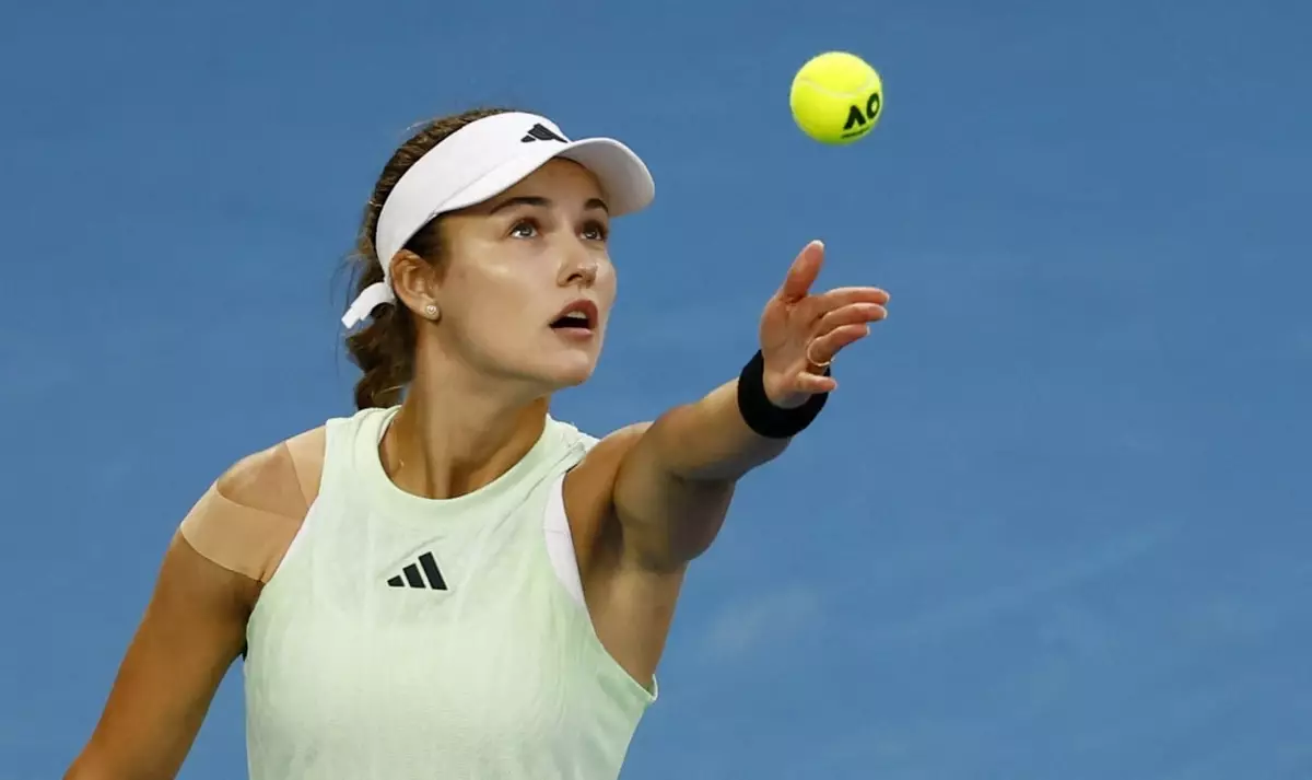 Калинская вызвала врача в третьем сете матча с Чжэн в 1/4 финала Australian Open
