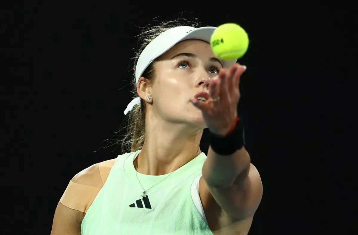 Циньвэнь — Калинская: видеообзор матча четвертьфинала Australian Open
