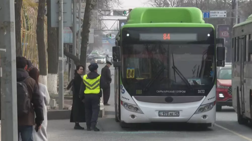 Водители автобусов в Шымкенте установили антирекорд