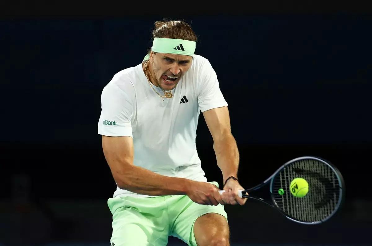 Зверев взял второй сет у Медведева в полуфинале Australian Open