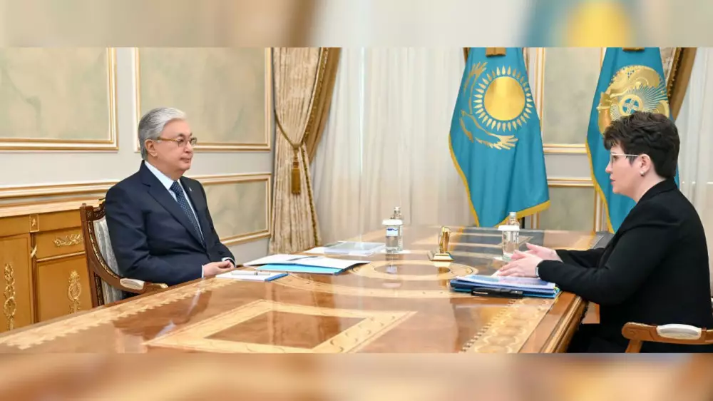 Токаев принял председателя Высшей аудиторской палаты