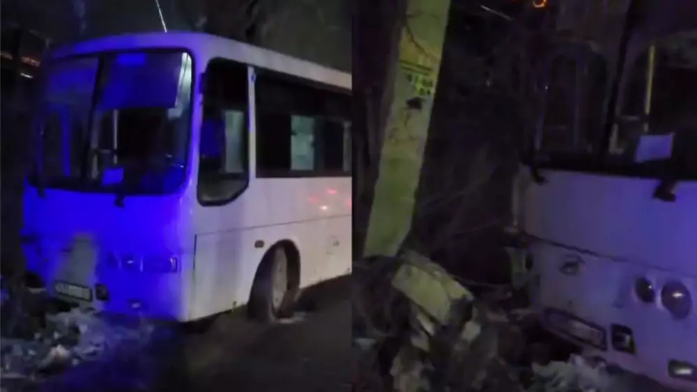 Как наказали водителя школьного автобуса, спровоцировавшего ДТП в Алматинской области