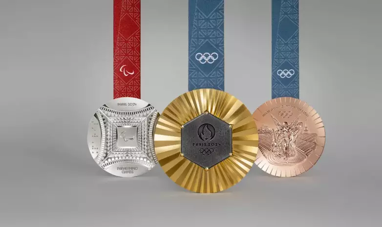 В Париже представили концепт медалей Олимпийских игр (фото, видео)