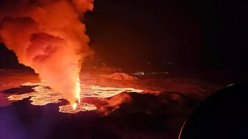 Извержение вулкана началось рядом со столицей Исландии