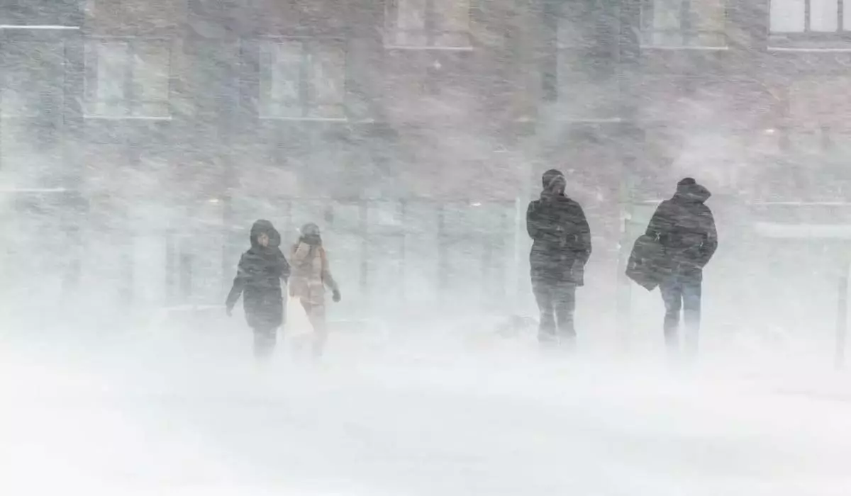 Снег, метель, туман: штормовое предупреждение объявлено в 10 областях Казахстана