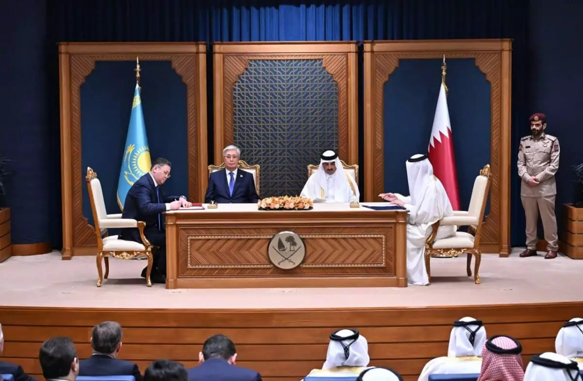 Переговоры Токаева и эмира Катара: какие документы подписали стороны