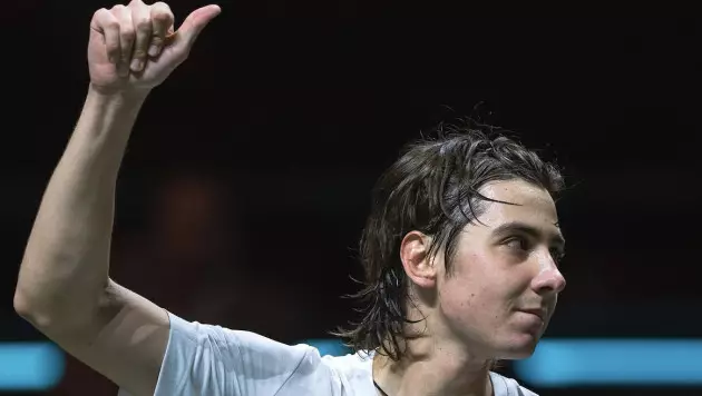 Нового теннисиста Казахстана лишили еще одной сенсации в Роттердаме