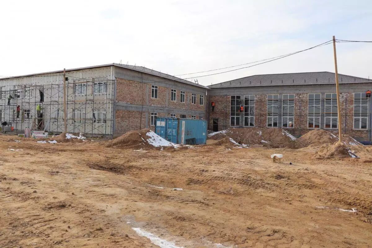 Центр для особенных детей строят в туркестанском селе