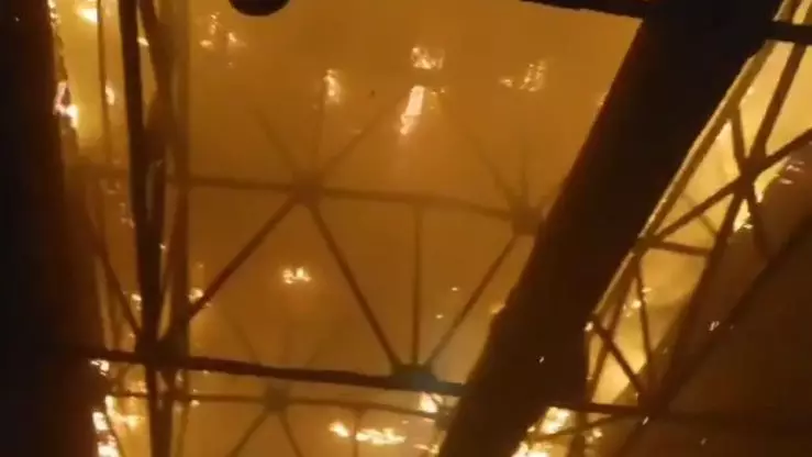 Пожар произошел на одном из карагандинских заводов