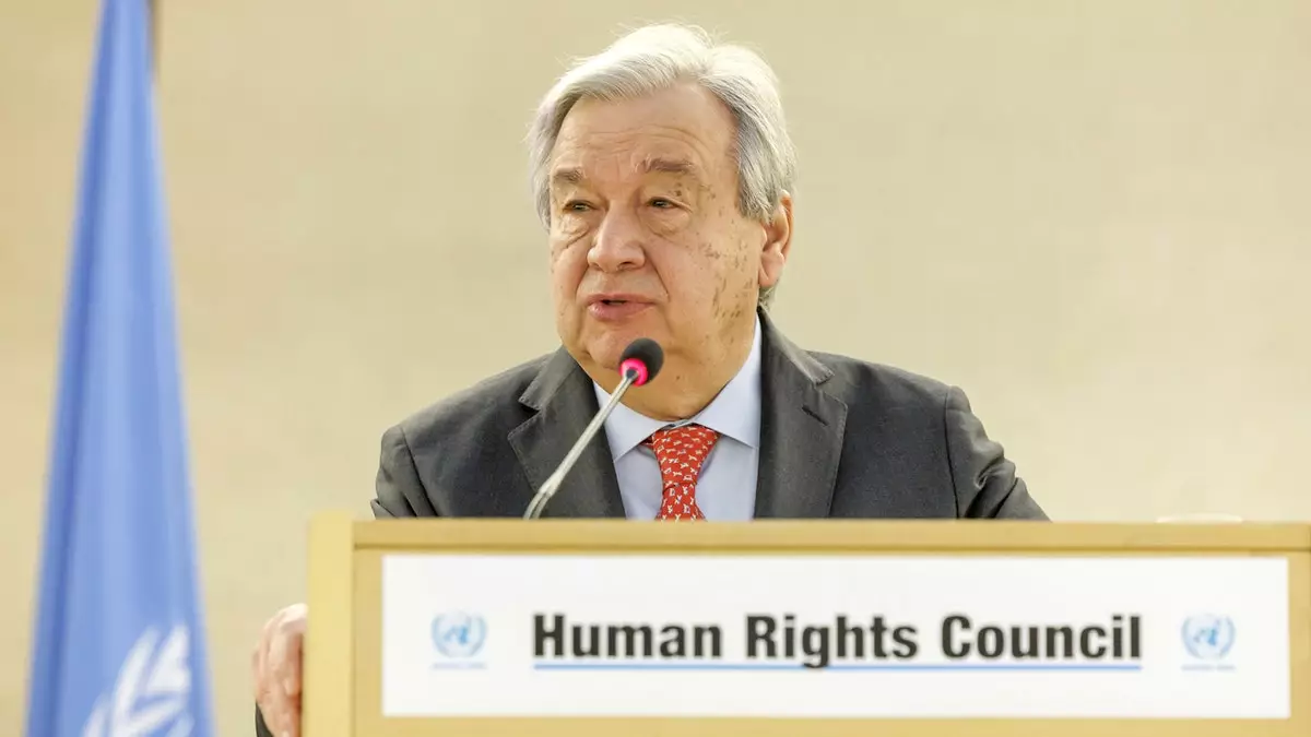 Мир становится «менее безопасным с каждым днём», предупреждает генеральный секретарь ООН