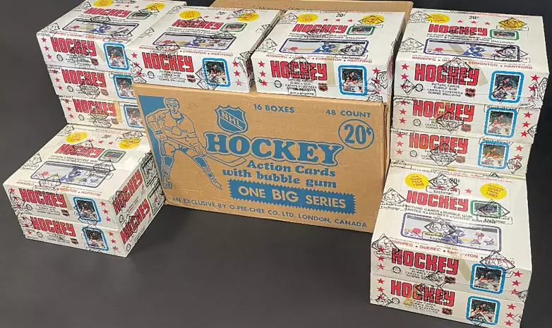 Нераспечатанный набор хоккейных карточек O-Pee-Chee с Уэйном Гретцки продан за миллионы долларов