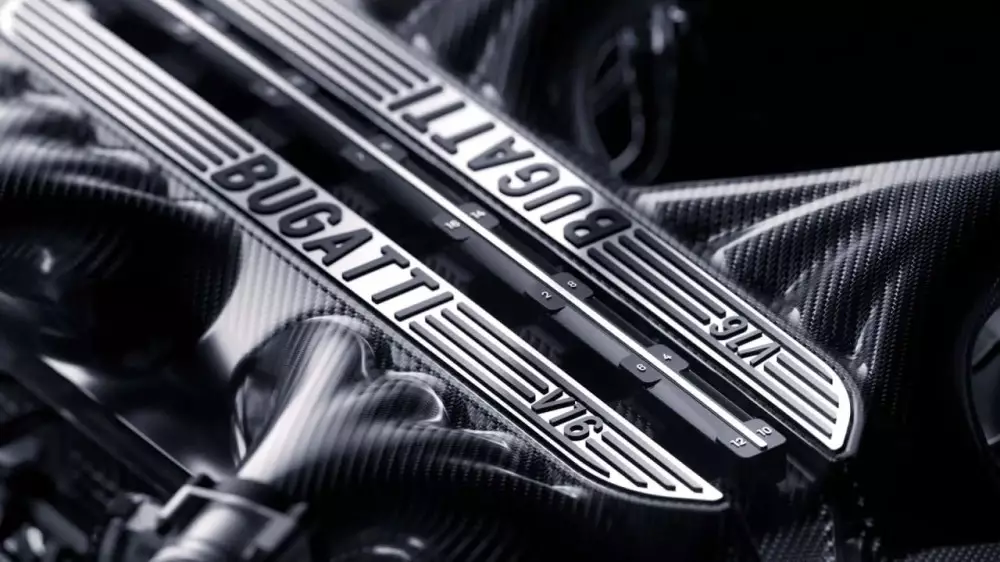 Bugatti показала свой новый восхитительный двигатель