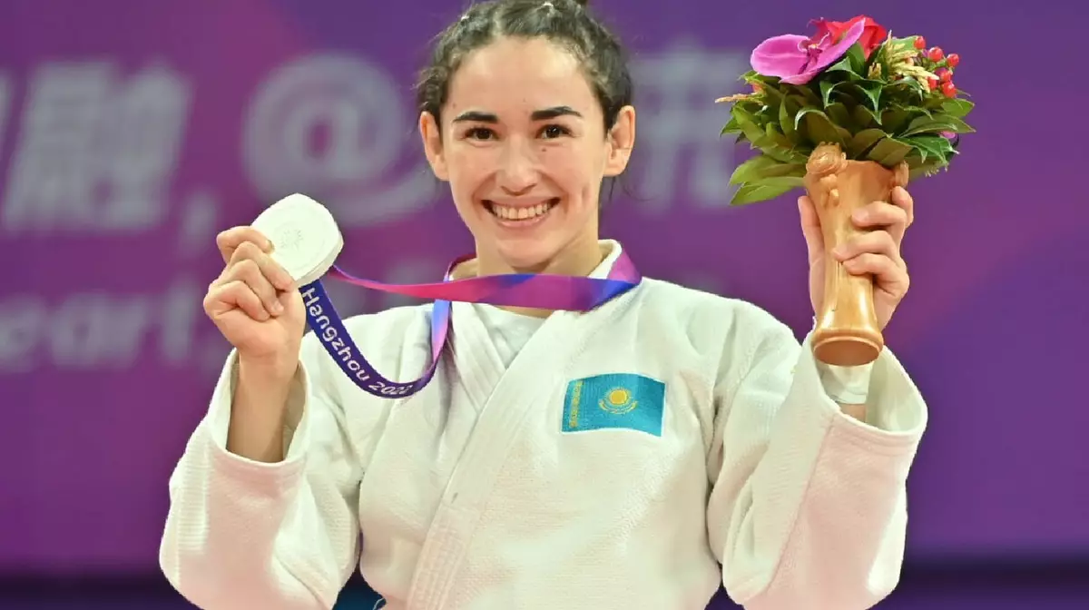 Казахстанская дзюдоистка выиграла "серебро" Большого шлема