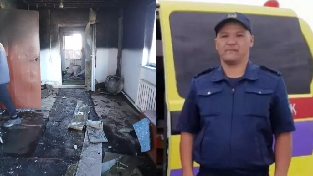 Отважный полицейский едва не погиб, спасая семью из пожара