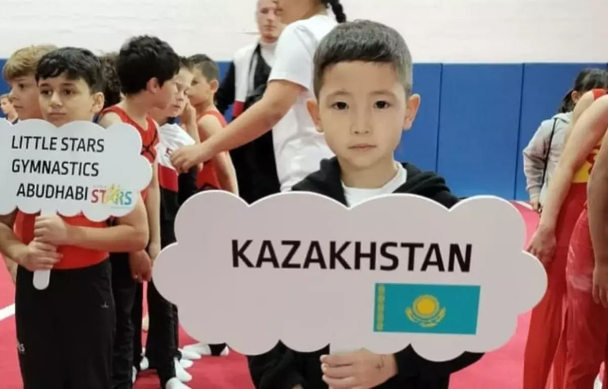 7-летний гимнаст из Алматы завоевал шесть медалей на турнире в Дубае