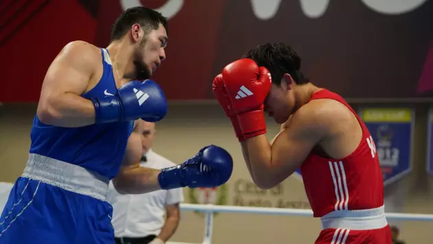 Казахстан с нокдауном выиграл бой за путевку на Олимпиаду-2024 в боксе