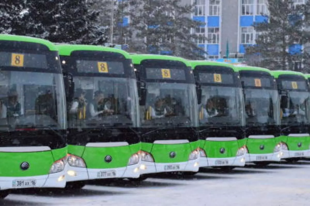 Актюбинский автопарк пополнился новыми автобусами
