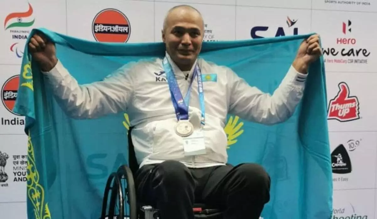 Еркин Габбасов завоевал «серебро» на Кубке мира по паралимпийской стрельбе