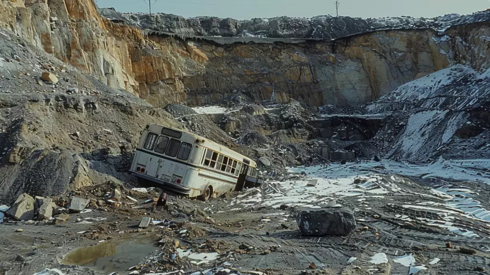 "Не хотят нас обнадеживать": что происходит на месте, где автобус с людьми ушел под землю