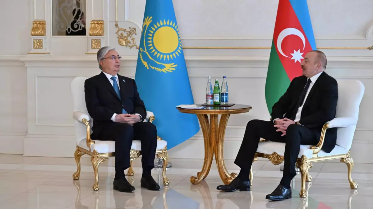 Тоқаев Әзербайжан Президентімен келіссөз жүргізді