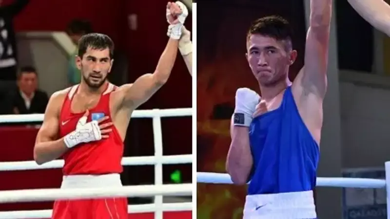 Еще два казахстанских боксера завоевали лицензии на Олимпиаду в Париже