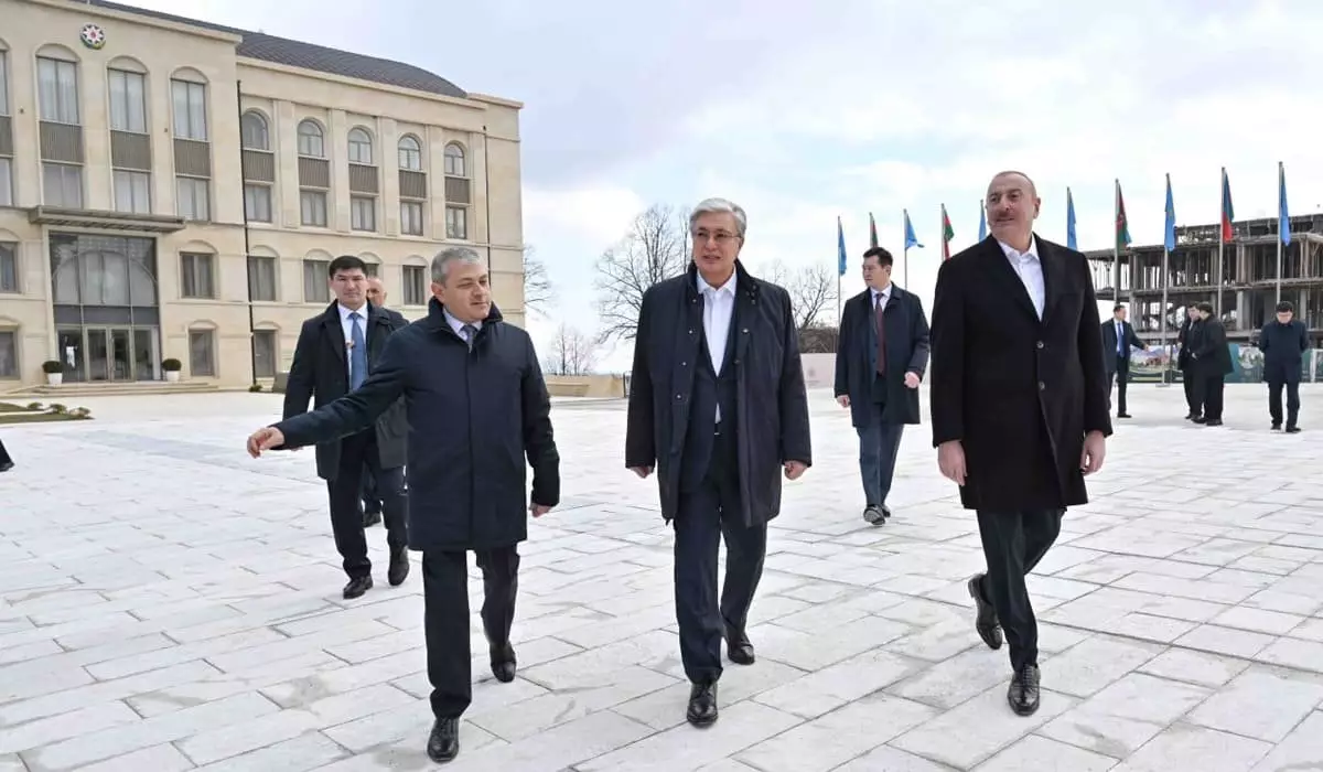 Токаев и Алиев посетили город Шушу