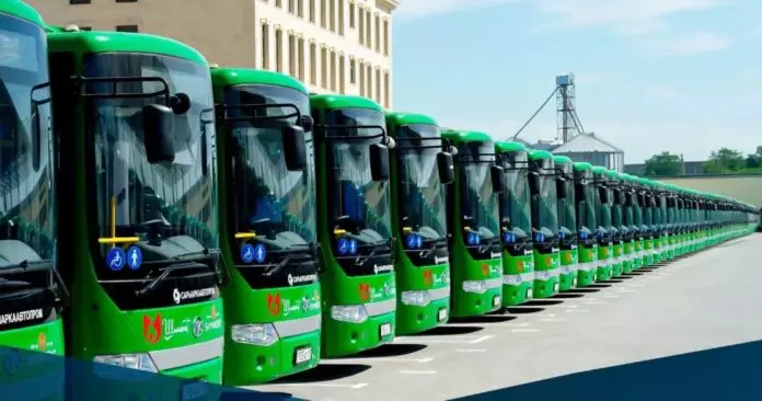 Шымкентте №69 бағыттағы 5 жолаушылар автобусы жаңартылды